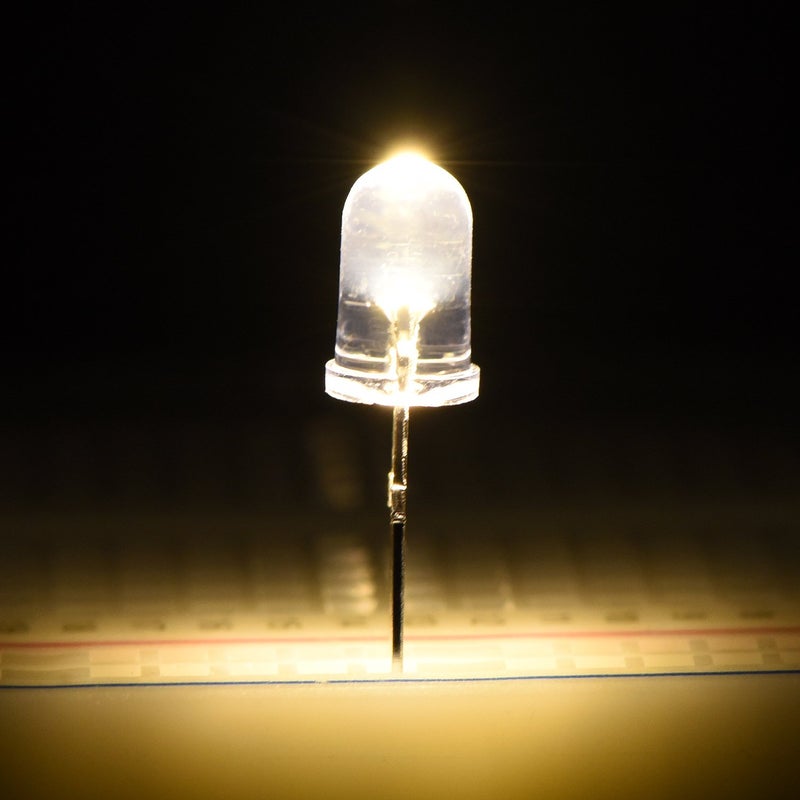EBOOT 100 Pieces Clear LED Light Emitting Diodes Bulb LED Lamp, 5 mm(Multicolor) - Image 4